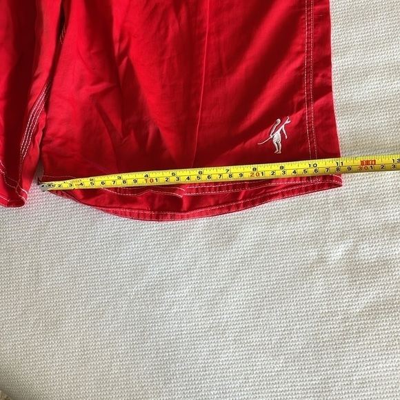 Toes on the Nose Mens Board shorts size 34 / red / EUC - Picture 9 of 9